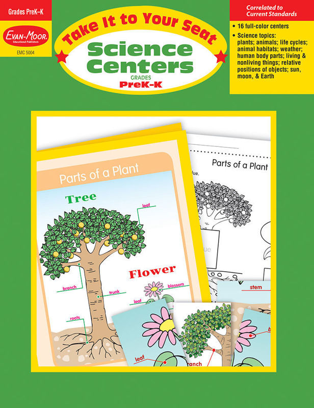 Take It To Your Seat: Science Centers, Grades PreK-K - Teacher Resource, Print