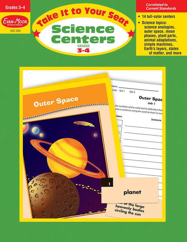 Take It To Your Seat: Science Centers, Grades 3-4 - Teacher Reproducibles, E-book