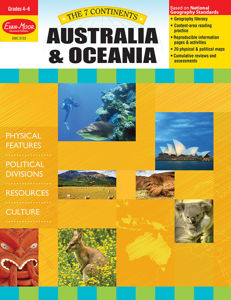 7 Continents: Australia and Oceania, Grades 4-6 - Teacher Reproducibles, Print