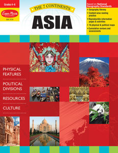 7 Continents: Asia, Grades 4-6 - Teacher Reproducibles, Print