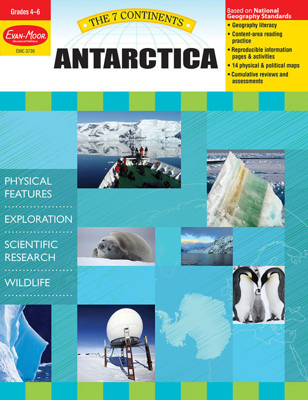 7 Continents: Antarctica, Grades 4-6 - Teacher Reproducibles, Print