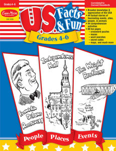 U.S. Facts & Fun, Grades 4-6 - Teacher Reproducibles, Print