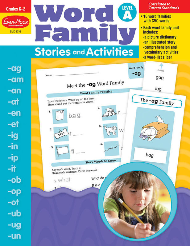 Word Family Stories and Activities, Grades K-2 (Level A) - Teacher Reproducibles, Print