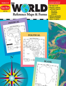 The World - Reference Maps & Forms, Grades 3-6 - Teacher Resource, Print