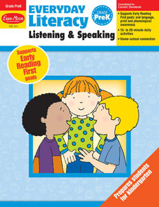 Everyday Literacy: Listening and Speaking, Grade PreK - Teacher Reproducibles, Print