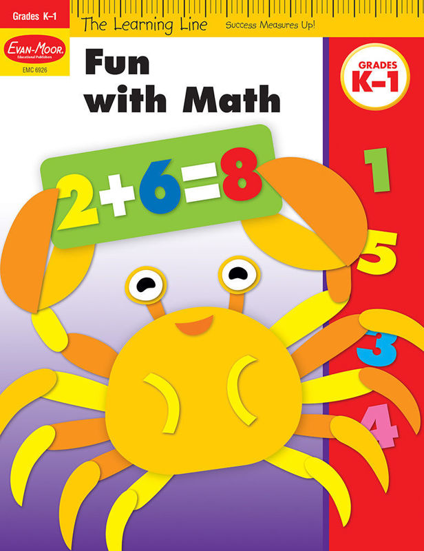 Learning Line: Fun with Math, Grades K-1 - Activity Book