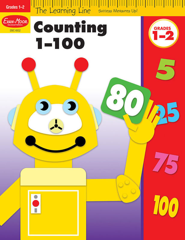 Learning Line: Counting 1-100, Grades 1-2 - Activity Book