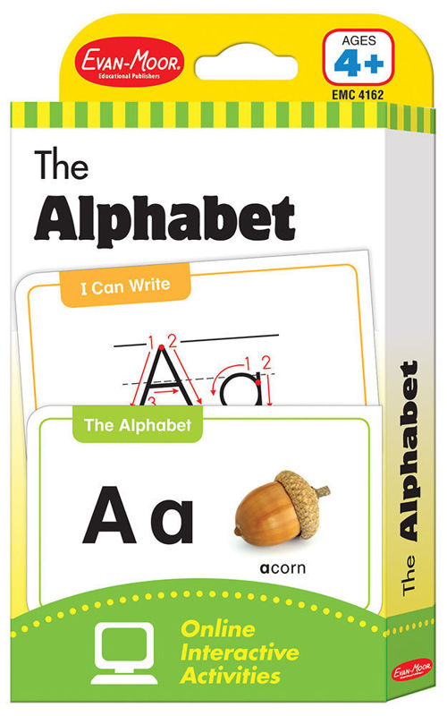 Learning Line: The Alphabet, Grades PreK+ (Ages 4+) - Flashcards