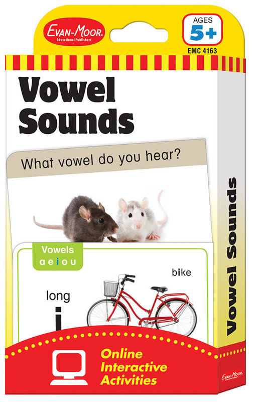 Learning Line: Vowel Sounds, Grades K+ (Ages 5+) - Flashcards