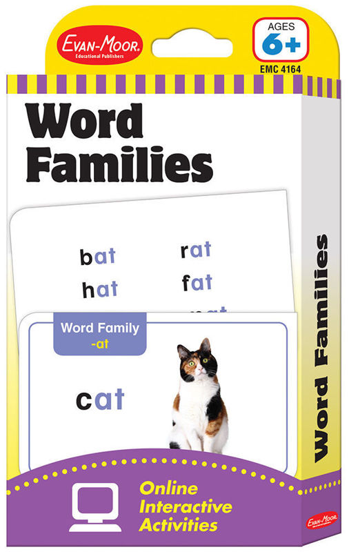 Learning Line: Word Families, Grades 1+ (Ages 6+) - Flashcards