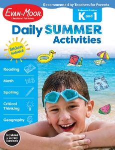 Daily Summer Activities: Between Grades Kindergarten and 1st Grade, Grades K-1 - Activity Book