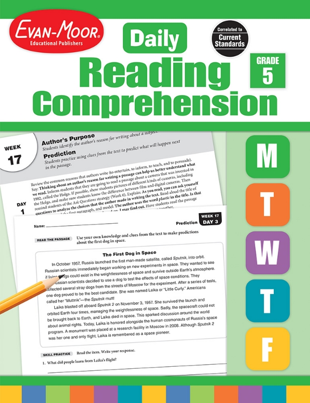 Daily Reading Comprehension, Grade 5 - Teacher's Edition, E-book