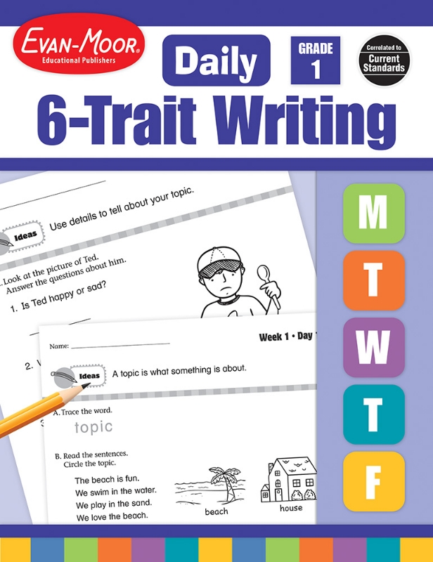 Daily 6-Trait Writing, Grade 1 - Teacher's Edition, Print