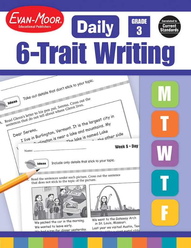 Daily 6-Trait Writing, Grade 3 - Teacher's Edition, Print