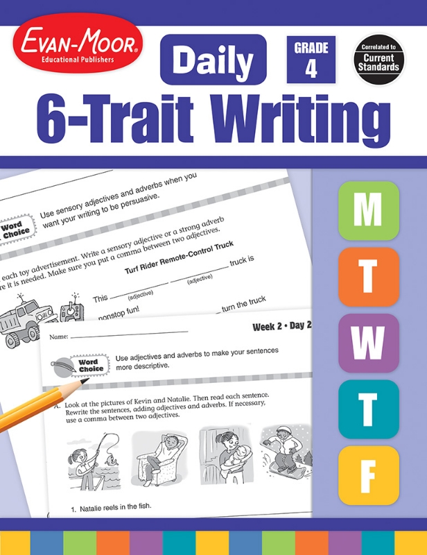 Daily 6-Trait Writing, Grade 4 - Teacher's Edition, Print