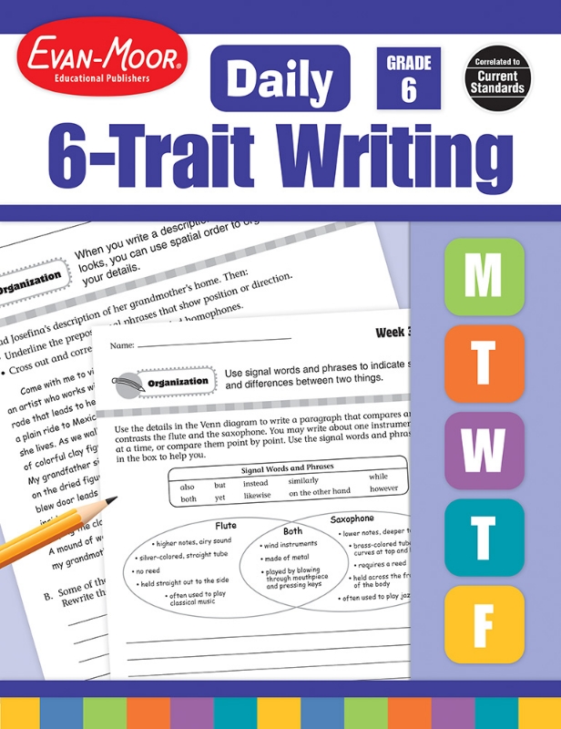 Daily 6-Trait Writing, Grade 6 - Teacher's Edition, Print