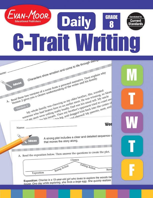 Daily 6-Trait Writing, Grade 8 - Teacher's Edition, E-book