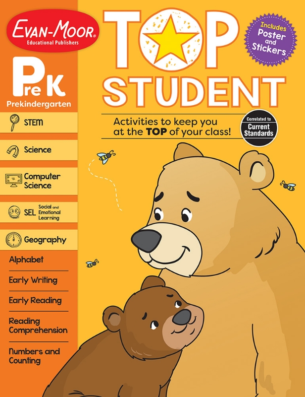 Top Student, Grade PreK - Activity Book