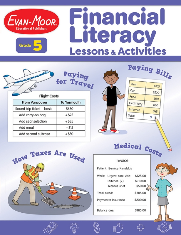 Financial Literacy Lessons and Activities, Grade 5 — Teacher’s Resource, Print