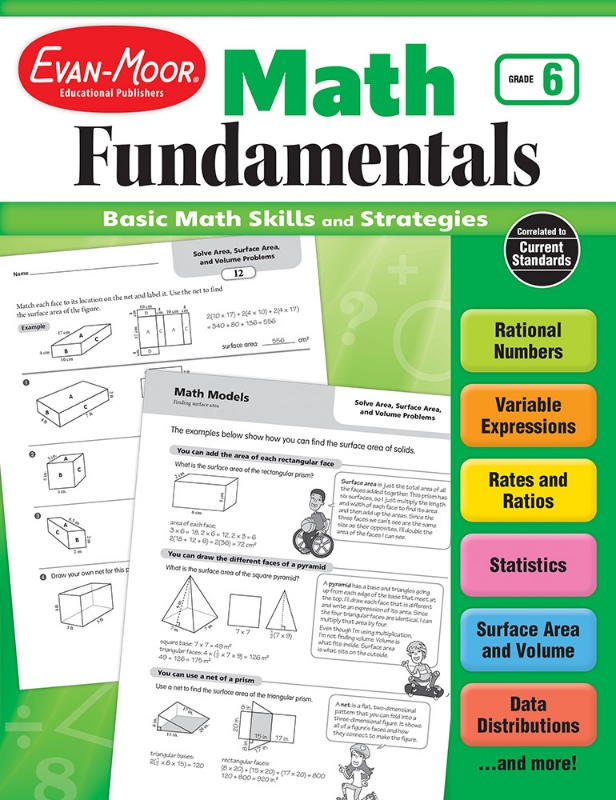 Math Fundamentals, Grade 6 - Teacher Reproducibles, Print