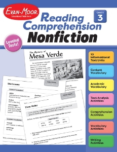 Reading Comprehension: Nonfiction, Grade 3 - Print