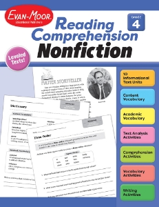 Reading Comprehension: Nonfiction, Grade 4 - Print