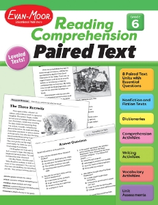 Reading Comprehension: Paired Text, Grade 6 - Print