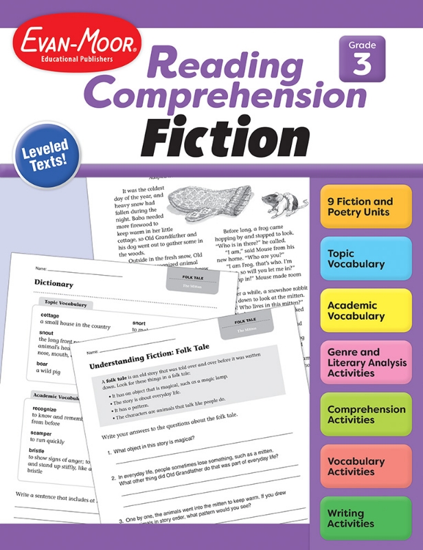 Reading Comprehension: Fiction - Teaching Resource, Grade 3 - Print