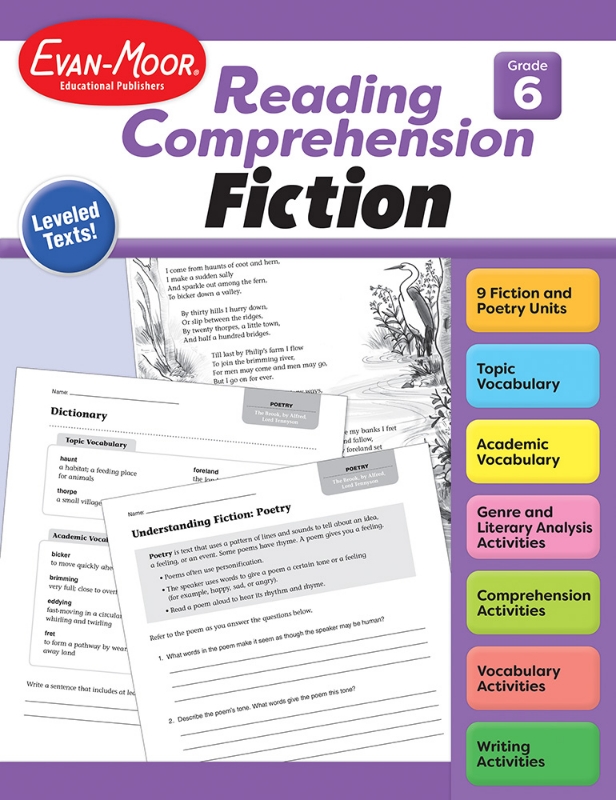 Reading Comprehension: Fiction - Teaching Resource, Grade 6 - Print