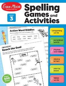 Spelling Games and Activities, Grade 3