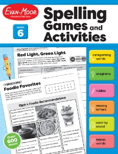 Spelling Games and Activities, Grade 6 - E-book