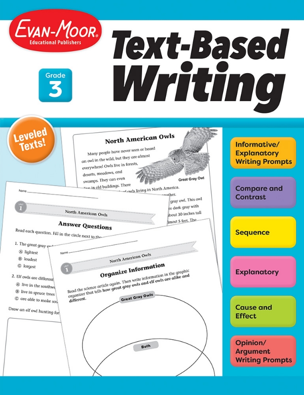 Text-Based Writing, Grade 3 - Teacher's Edition, Print