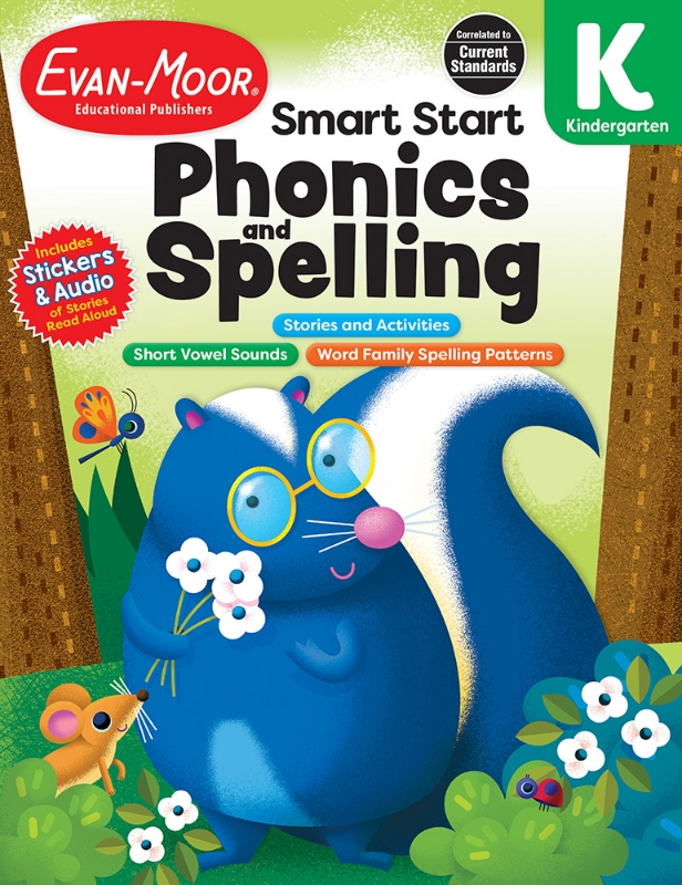 Smart Start: Phonics and Spelling Activity Book, Grade K