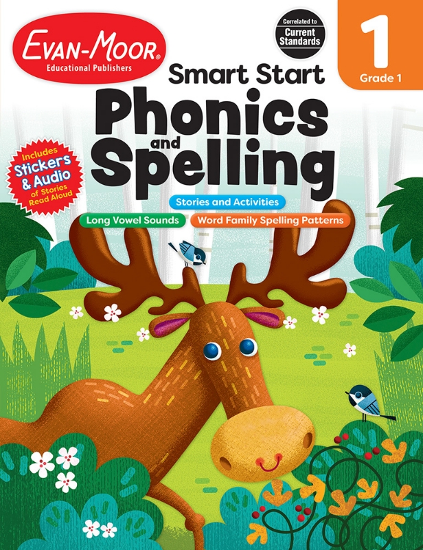 Smart Start: Phonics and Spelling Activity Book, Grade 1