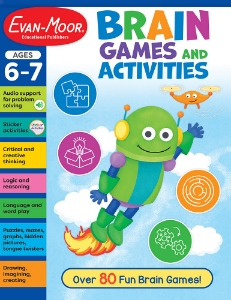 Brain Games and Activities Workbook, Ages 6–7 - Print