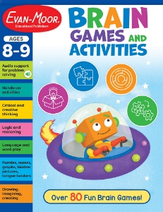 Brain Games and Activities Workbook, Ages 8–9 - E-book