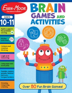 Brain Games and Activities Workbook, Ages 10–11 - Print