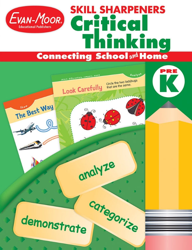 Skill Sharpeners: Critical Thinking, Grade PreK - Activity Book