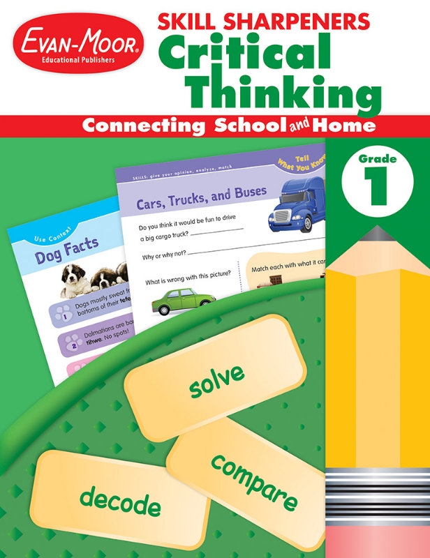 Skill Sharpeners: Critical Thinking, Grade 1 - Activity Book