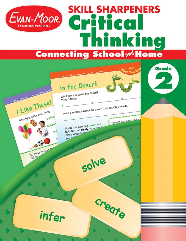 Skill Sharpeners: Critical Thinking, Grade 2 - Activity Book