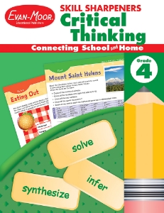 Skill Sharpeners: Critical Thinking, Grade 4 - Activity Book