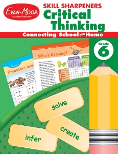 Skill Sharpeners: Critical Thinking, Grade 6 - Activity Book