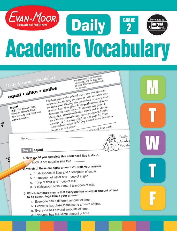 Daily Academic Vocabulary, Grade 2 - Teacher's Edition, Print