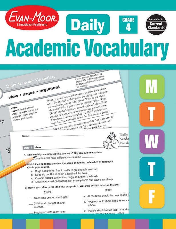 Daily Academic Vocabulary, Grade 4 - Teacher's Edition, Print