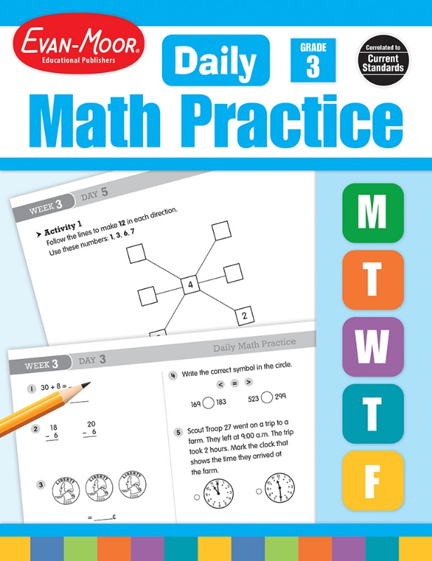 Daily Math Practice, Grade 3 - Teacher's Edition, E-book