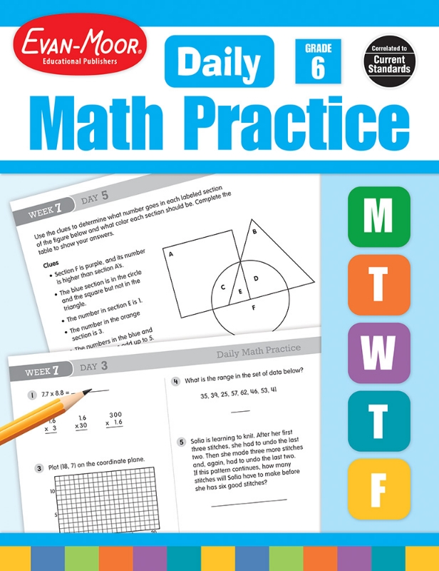 Daily Math Practice, Grade 6 - Teacher's Edition, Print