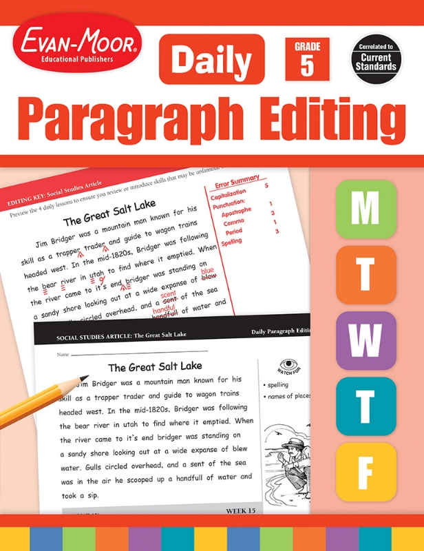 Daily Paragraph Editing, Grade 5 - Teacher's Edition, Print