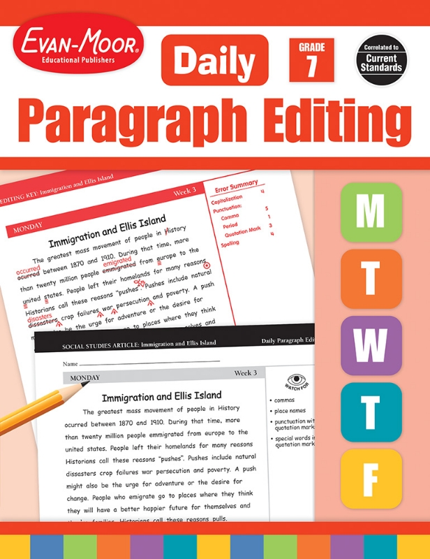 Daily Paragraph Editing, Grade 7 - Teacher's Edition, Print