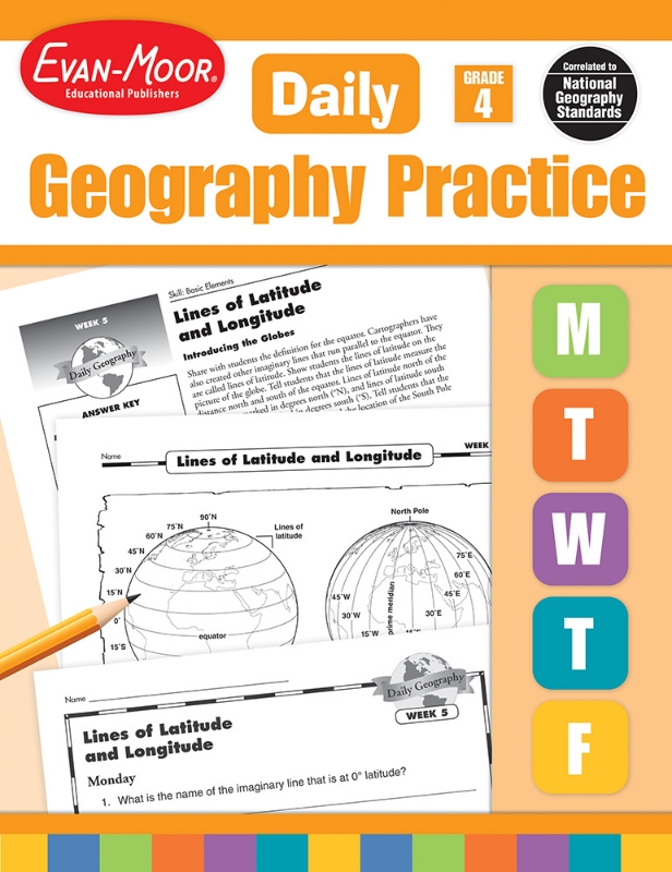 Daily Geography Practice, Grade 4 - Teacher's Edition, Print