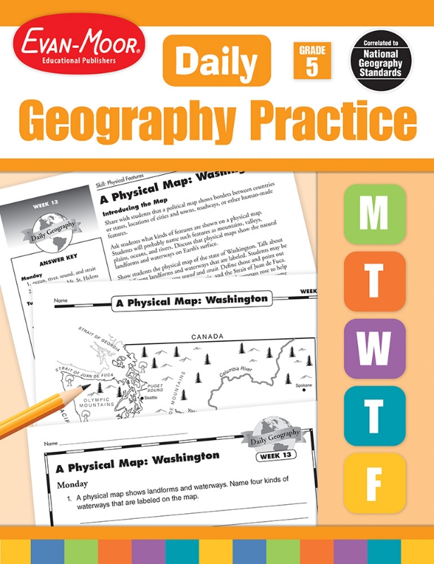 Daily Geography Practice, Grade 5 - Teacher's Edition, E-book